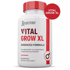 Justified Laboratories VItal Grow XL for Men Advanced Formula 1484MG Pills Vitamin Supplement