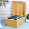 MaxGear Index Card Holder, 5 x 8 Inch Wooden Business