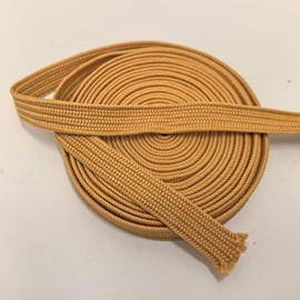 Synthesis Silk/Cotton ito SAGEO Suitable for Japanese Samurai Sword Katana Tanto Handle Decoration (Earthy Yellow)