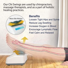 Daiwa Felicity Swing Master - Chi Swing Machine - Passive Aerobic Exerciser, Swing Master with Figure Trimmer - Lymphatic Massager, Body Shaker, Leg Exercise