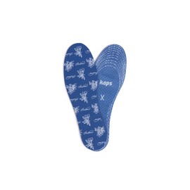 Kaps Aroma Blue Goji Berry and Sea Salt Shoe Insoles for Boots and Shoes | Perforated Shoe Insoles for Air Circulation | 1 Pair of Unisex Insoles for Odour Elimination