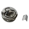 Amarine Made 2" Flush Pull Slam Latch Stainless Steel Round