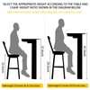 FATOLRD Folding Bar Stool with Back, 1 pcs Tall Foldable