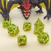 DND Dice,HNCCESG Metal D&D Dice of 7pc,Dungeons and Dragons Dice