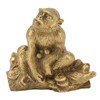 Grcfumo Brass Monkey Figurine, Statue, Ornament for Home Decor Collectibles