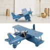 Iron Aircraft Model Innovative Airplane Handicraft Office Bar Desktop Ornament