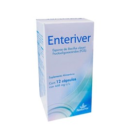 Enteriver - Esporas de Bacillus Clausii - restaurador del equilibrio de la flora intestinal