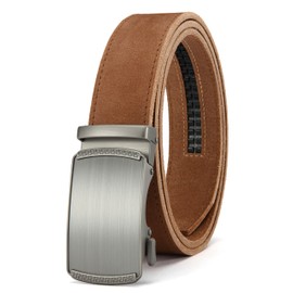 CHAOREN CHAOREN Leather Ratchet Belt Men - Customizable Fit, Effortless Style (35mm)