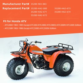 M MATI Handlebar Switch Kill Stop Headlight for Honda ATC200 X 1983-1985 ATC250 R 1983-1986 35200-965-003