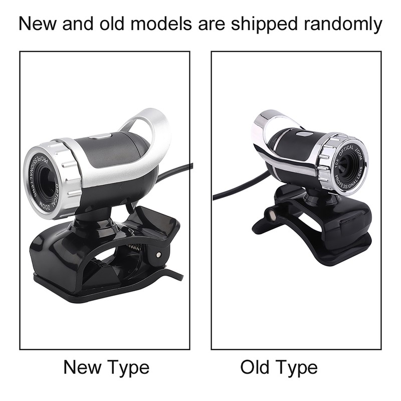12M Pixels Clip on Webcam Web Camera HD 360° Rotating