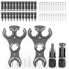 deleyCON Solar Plug 12 Pairs - PV4 Solar Plug Male