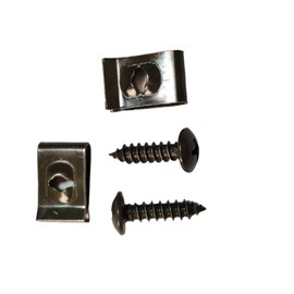 Yuecarcar 20 Sets 4.2x16mm U Clip Screw Assortment Car Clips Fasteners with Screws for Bumper Dash Door Panel Interior Army Green