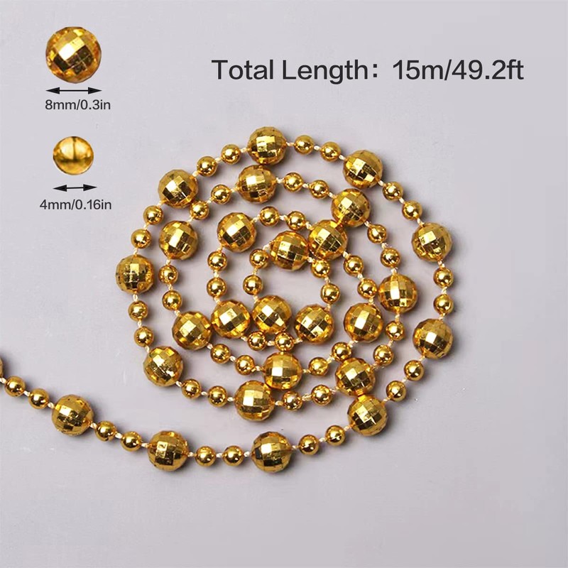 15 m Christmas Tree Pearl Garland Christmas Tree Decoration Bead