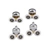 Cokritsm 23mm Shower Door Rollers for Curved Doors 4-6mm, Sliding
