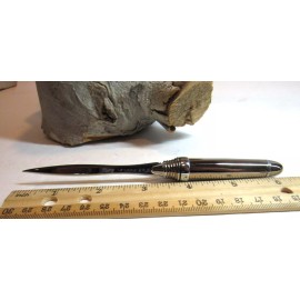 Chrome Letter Opener Chrome Plated Steel 6 1/4" Long +Gift Pouch+Box