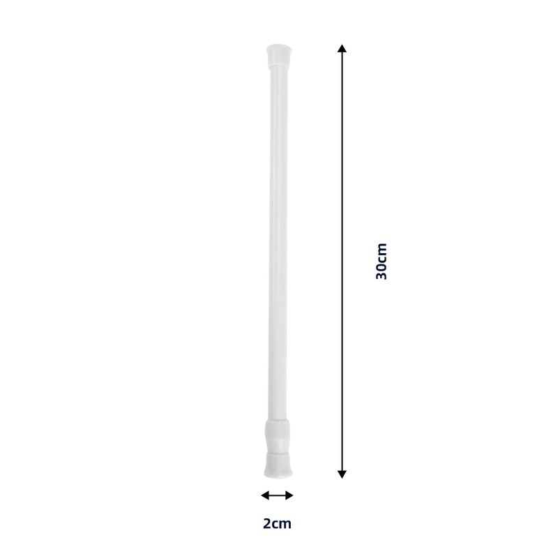 1pcs Telescopic Spring Tension Rod Extendable Curtain Rod Tension Rods,30-50cm