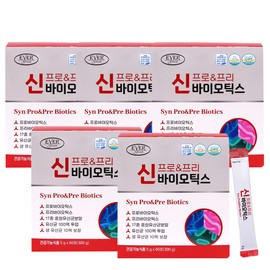evergreen Synpro & Prebiotics Live Lactobacillus 60 packets, 5 units / 신프로 앤 프리바이오틱스 생유산균 60포, 5개