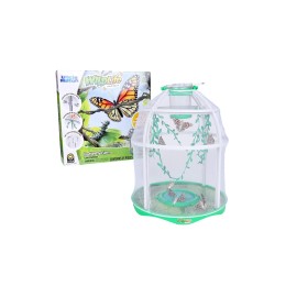 Uncle Milton Butterfly Farm Live Habitat - Observe Caterpillars Transform Int...