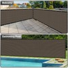 Cisvio 4'X50' Privacy Screen Fence Heavy Duty 220 GSM Windscreen