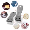 FOSHIO 2PCS Plastic Razor Blade Scraper Tool and 100PCS Plastic
