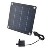 20W Monocrystalline Solar Panel with Garden Pond Fountain DC12V Pump