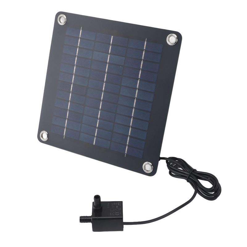 20W Monocrystalline Solar Panel with Garden Pond Fountain DC12V Pump