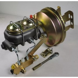 CNCDPT 1958-1964 Chevy Impala Bel Air 9" Power Brake Booster Conversion Kit Disc / Disc
