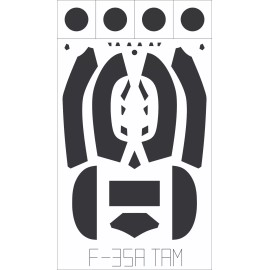 Furball Aero-Design 1/48 Furball F-35A Mask Set for the Tamiya kit