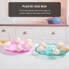 Deviled Egg Platter Compartment Round Plastic Deviled Egg Plate Reusable