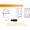 Cloudy Bay in Wall Dimmer Switch for LED Light/CFL/Incandescent,3-Way Single
