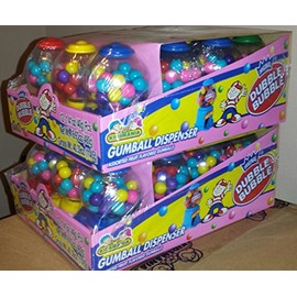 Kidsmania Original Dubble Bubble Mini Dispenser 24 Count - 2pack Chewing Gum 1.41 Oz