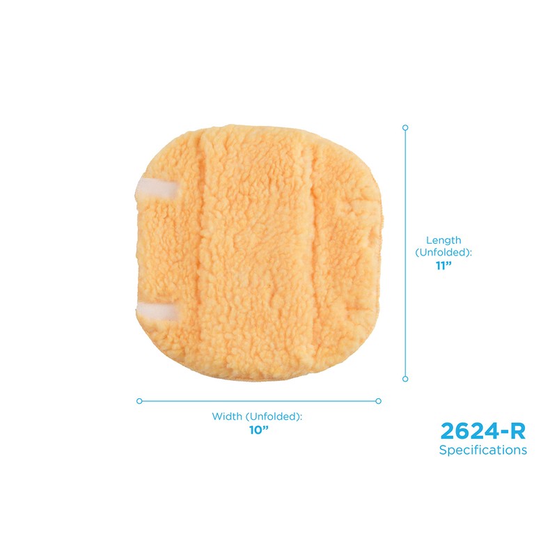 Nova Sheepskin Fleece Armrest Covers for Wheelchairs, Transport Chairs &
