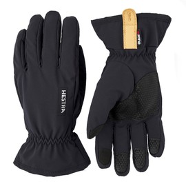 Hestra Unisex CZone Contact Pickup Gloves for Winter, Outdoors & Wet Weather - Black - 11