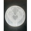 Kristalglobe Selenite Charging Plate, Healing Crystal Charging Plate,Selenite Cleansing Disk(8.5cm)