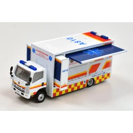 Tiny City 1/76 Isuzu No.73 N Series Hong Kong Fire Department Emergency Medical Vehicle (PET) (with mesh window shields) (A810)