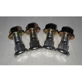 Wheel Hub Bolt Studs # 92153-1915 & Nuts 92210-0603 Replacement for 2008-2024 Kawasaki Teryx 750 800 KRX1000 & 2016-2024 Mule PRO-DX DXT, PRO-FX FXT UTV