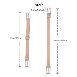 Pack of 3 Bra Straps Holder Bra Straps Clip Non Slip Strap Holder Non-Slip Bra Straps Elastic Bra Strap Holder Clip Women's Non-Slip Adjustable Bra Straps