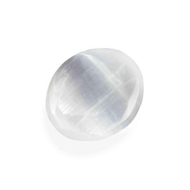 NKlaus Selenite Palm Stone 2 x 3.5 x 4 cm - Handmade Selenite Palm Stone for Energy Work and Meditation, Ideal Decoration for Spiritual Healing and Energetic Cleansing, Promotes Inner Harmony 16451