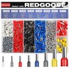 1200PCS Assorted Wire Ferrules Terminals Kit, AWG 22-10 Insulated Copper