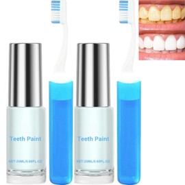 2PCS Whitening Tooth Paint,Teeth Whitening Pen Instant,White/ning Paint for T/eeth,Inst/ant WHI/tening P/Aint for Teet/h,Instant Tee/th W/hitening Essence Gel,Te/ETH Wh/itening Pen