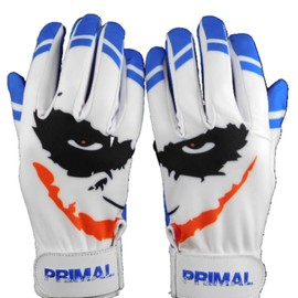 Primal Baseball Youth Cool Blue Smiley Batting Gloves