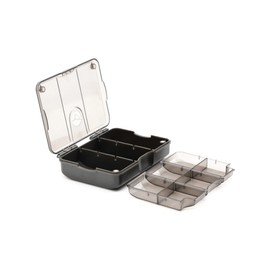 Korda 9 Compartment Mini Box - Fishing Box for Small Parts for Carp Fishing, Tackle Box for Fishing Accessories for Carp Fishing