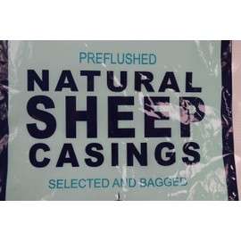 Natural Sheep Lamb Sausage Casings Sausage for 50 Lbs of Breakfast Links or Weiners