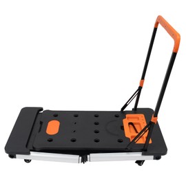 7 inch 1 Portable Workbench,Load Capacity 150/250KG Portable Multifunctional Folding Work Table Adjustable Height As Scaffold Platform Car Creeper and Hand Truck with 4Wheels