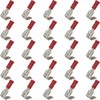 APUK 25 Piggy Back Red 6.3mm Spade Terminals Replacement for