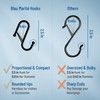 Blau Marité S-Shaped Hooks with Fall Protection System, Pack of