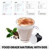CAPMESSO Espresso Foils -Coffee Pod Seal Lids to Reusable Nespresso