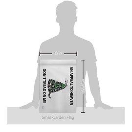 an Appeal to Heaven Flag Don't Tread On Me Garden Decor Patriotic Decorations Historic July 4th Memorial Veteran Independence Day Trump House Betsy Ross Banner Small Yard Republican Gift Made in USA