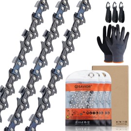 Savior 24 Inch Chainsaw Chain 3/8" Pitch .050" Gauge 84 Drive Links Fits Husqvarna 460 455 Rancher Chain, Fits 25"/24" MS390 MS310 MS361 MS460 MS500 for 585550084 3623-005-0084 33RSC-84 E84 (3 Chains)