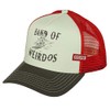 Coastal Trucker Cap HFT Band of Weirdos White/Olive/Red, Size: One